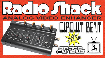 Circuit Bent Radio Shack Video Enhancer (Stark Trek VHS Test)