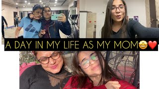 A Day In My Life As My Mom Challenge #vlogs