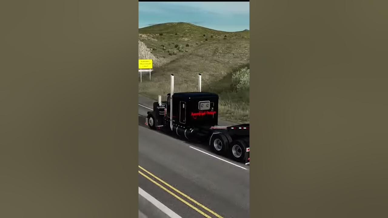 Loudest Jake Brake American Truck Simulator shorts YouTube