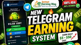 🤑New Instant Telegram Payment Bot | Flames Earn Bot Live Withdraw Proof 😱| Earn Money Online Easily💸