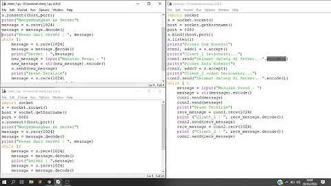 Aplikasi Chat Grup Sederhana (Multiple Client) Menggunakan Bahasa Pemrorgraman Python