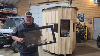 DIY Hunting Blind Window Install by Barn Outfitters