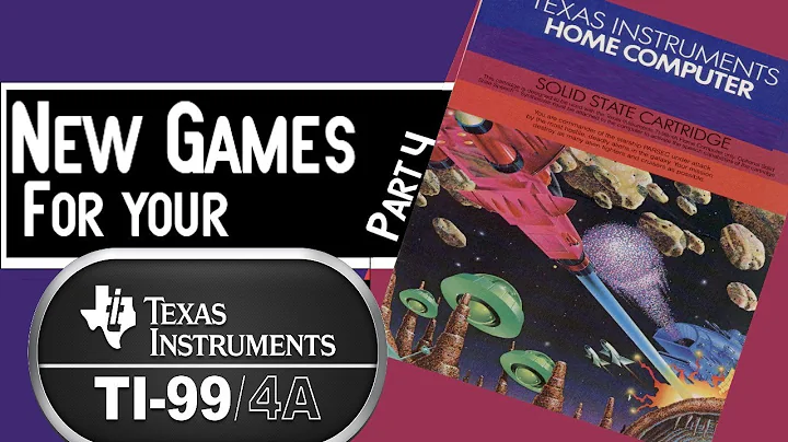 New Games for your Ti-99/4a Part 4