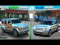 Shinchan Green Gang And Franklin Blue Gang Diamond SUV Challenge In GTA 5!