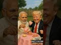Modi ji, Trump happily drinking tea #modi #trump #hindinews #news  Viral AI Short #shorts #india
