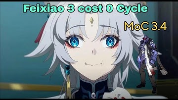 Feixiao 3 Cost | 0 Cycle Boss Svarog | MoC 12 | HSR 3.4