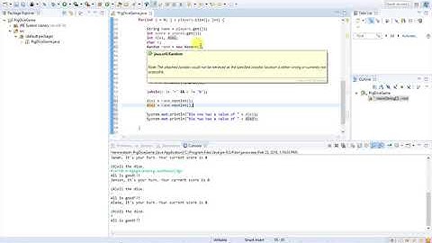 07 - Java Programming (Pig Dice Game) - Setting Up The Dice