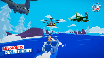 Mission 15 - Desert Heist | Agent Action - Spy Shooter | Android Gameplay