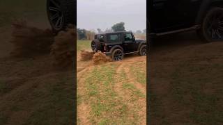 modified black Mahindra Thar stunt????automobile love ❤viral ?mahindrathar tharlover trending?