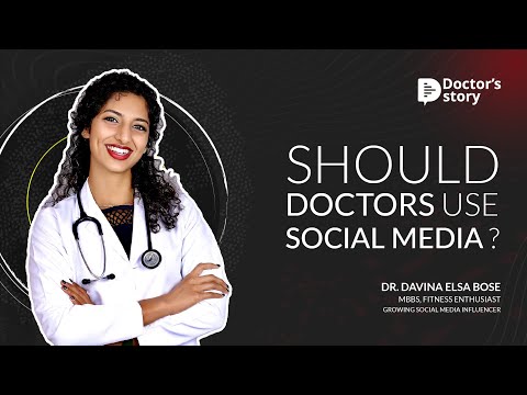Should Doctors use Social Media | Dr. Davina Elsa Bose | Doctors Story - video from Justkare Tech