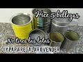 IDEAS PARA VENDER O REGALAR / Ideas recicladas con latas / DIY home decor