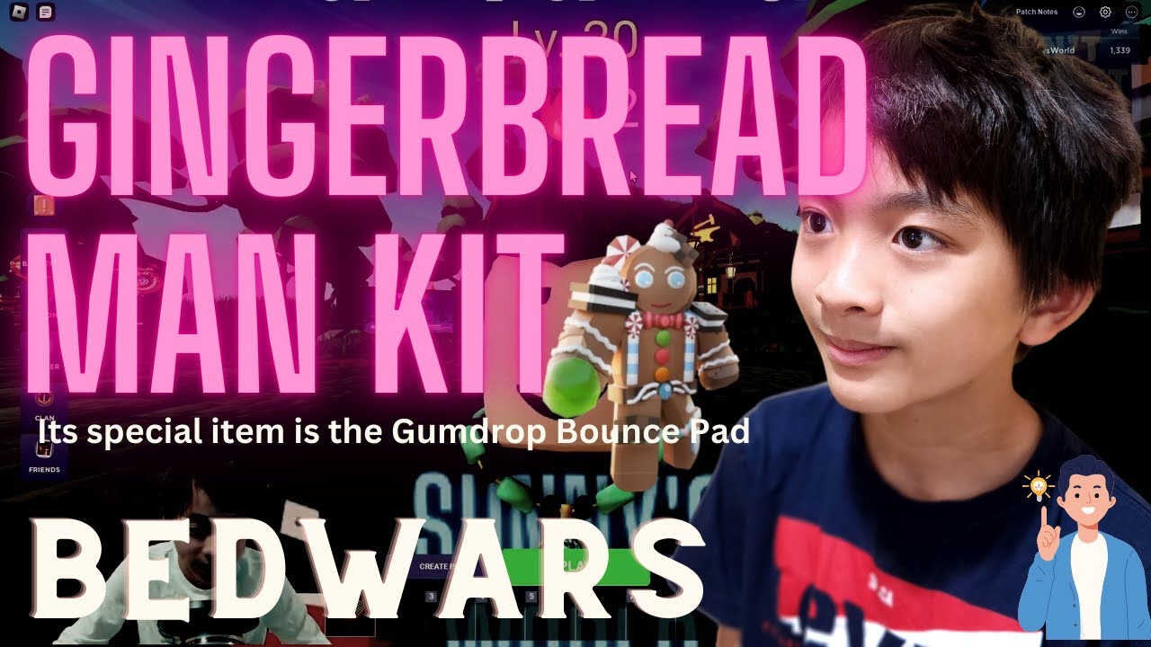 GINGERBREAD MAN KIT BedWars How to Get GINGERBREADMAN, How to Use