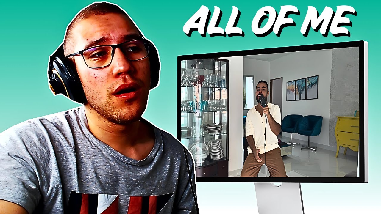Reacting To Gabriel Henrique - All Of Me(PERFECTION)!!!