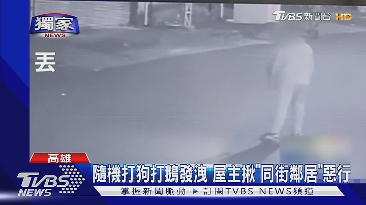 #独家 随机打狗打鹅发泄 屋主揪"同街邻居"恶行｜TVBS新闻 - 天天要闻