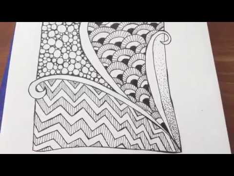 Zentangle, Tekenen, Patronen, Draw - Youtube