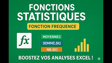 Les Fonctions statistiques en Excel