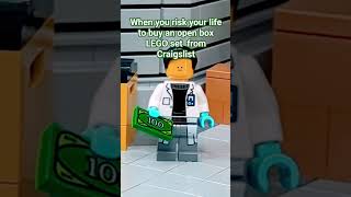 when you risk your life for a used LEGO set craigslist marketplace #lego #collectibles #legocity