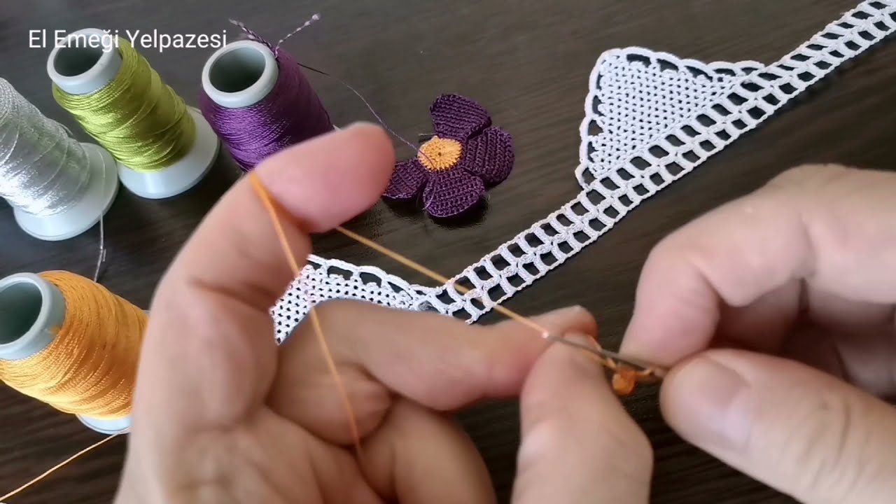 ÇOK ÇOK ÇOK GÜZEL OLDU TAKİPÇİ İSTEĞİ HAVLU KENARI MODELİ YAPILIŞI