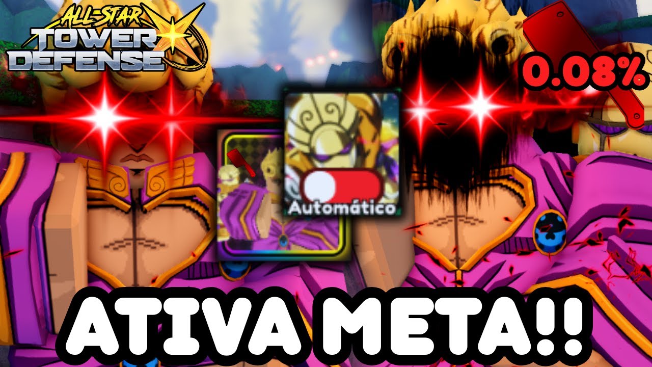 MELHOR SUPORTE?! TESTEI O GIORNO MITICO ASCENDED NO ALL STAR TOWER DEFENSE X NO ROBLOX