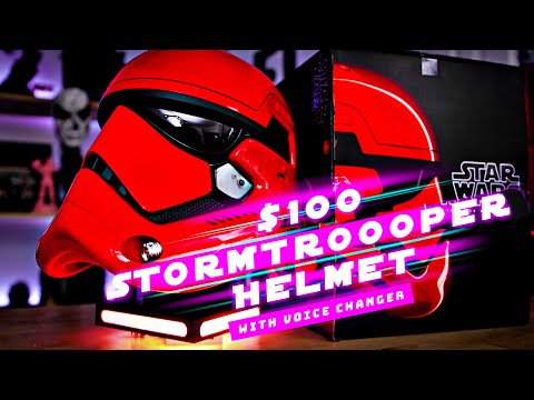 $100 Star Wars The Black Series Red Stormtrooper Helmet + 3D Printed Stand!