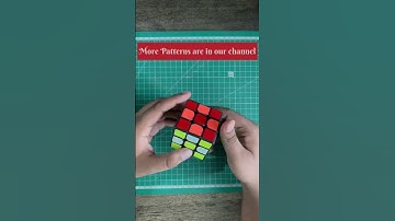 Easy Checkerboard Pattern | Rubik’s Cube Pattern - 8 #shorts