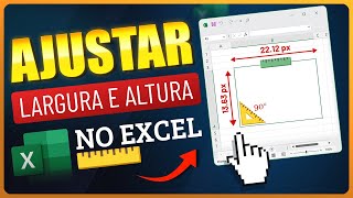 Como AJUSTAR Largura e Altura da Célula no EXCEL | NINJA DO EXCEL