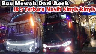 Bus Aceh Terbaru Putra Pelangi Jetbus 5 Dan Bus JRG Trip Pekanbaru Medan