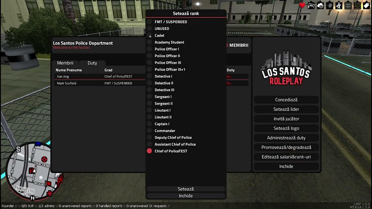 Los Santos Roleplay | New Faction System Interface - YouTube
