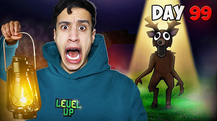 99 يوم فى الغابة القصة الحقيقة ورا الغزال المرعب في روبلوكس ..!🔥😱