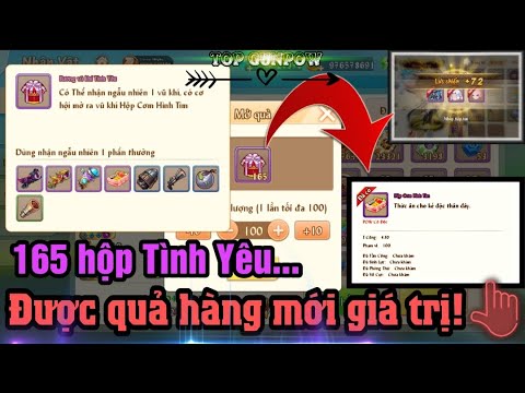 Video [Top Gunpow] Đập 165 hộp Rương Vũ Khí Tình Yêu,bất ngờ... - youtube