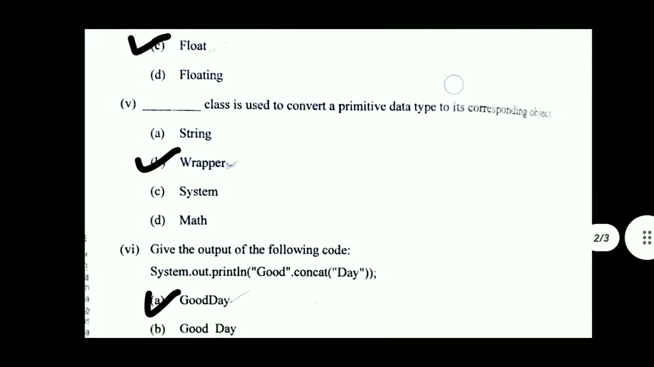 ICSE CLASS 10 COMPUTER APPLICATION ANSWER KEY - YouTube