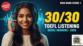 Can You Score 24+ on TOEFL iBT Listening Full Practice Test