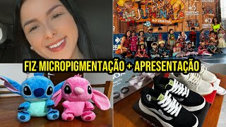 QUASE NÃO CONSEGUIMOS + PRIMEIRA APRESENTAÇÃO DELE NA ESCOLA, FIZ MICROPIGMENTAÇÃO, COMPRAS 🛍️