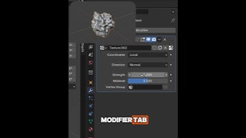 How to use Displacement Modifier properly in Blender