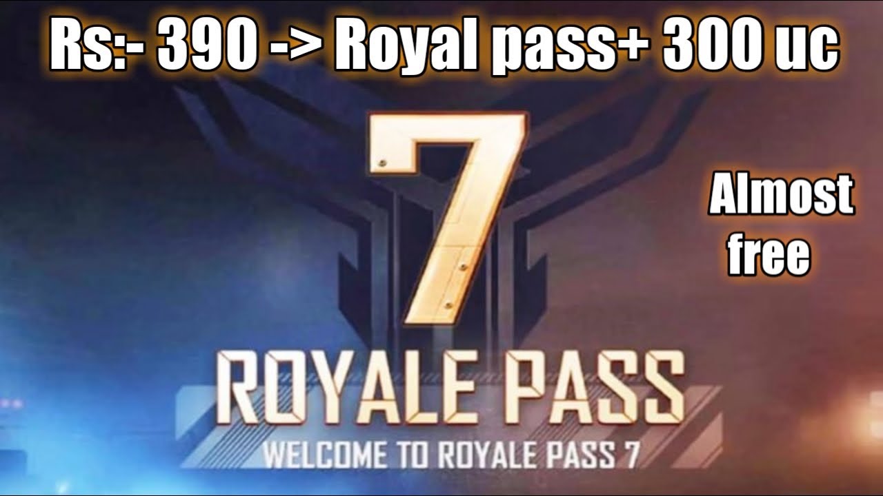 Pubg Royal Pass Season 7 free almost