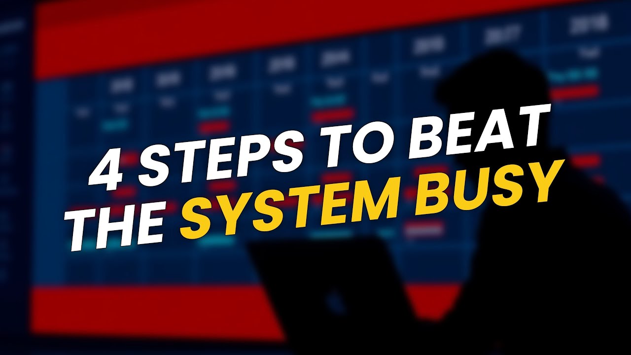 4 Steps to Beat the Visa Scheduling 'System Busy' ⏳🚦 - YouTube
