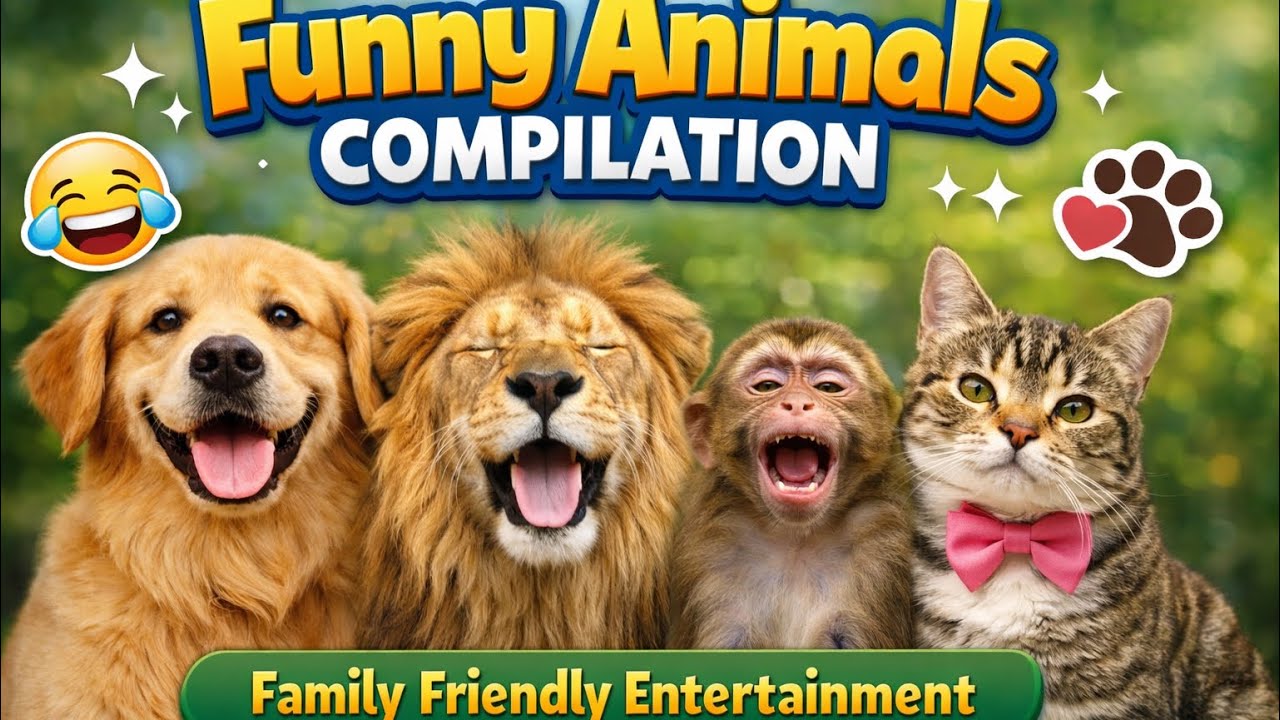 Fun With Animals Best Funny Animal Moments | Clean Comedy #animalesgraciosos #funny # ...