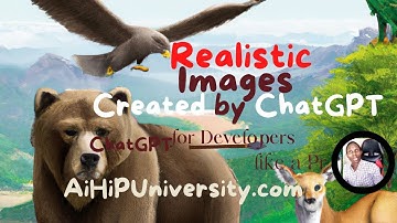 ChatGPT Tutorial Pt6: How to Create Realistic Images with ChatGPT: an AI-powered chatbot platform