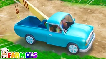 Ruote Sul Carro Attrezzi Canzone Del Veicoli Per Bambini