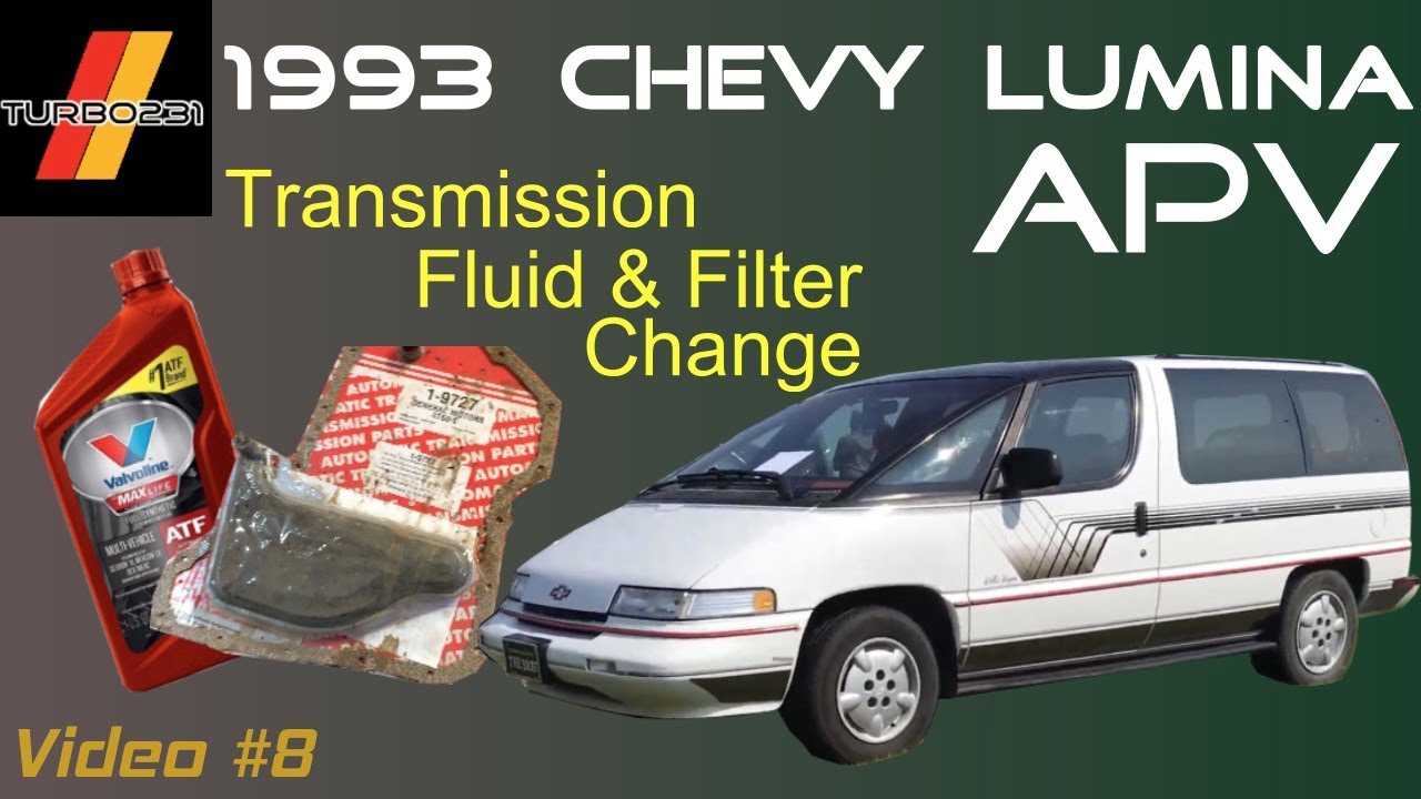 1993 Chevy Lumina APV Transmission Fluid and Filter Change YouTube