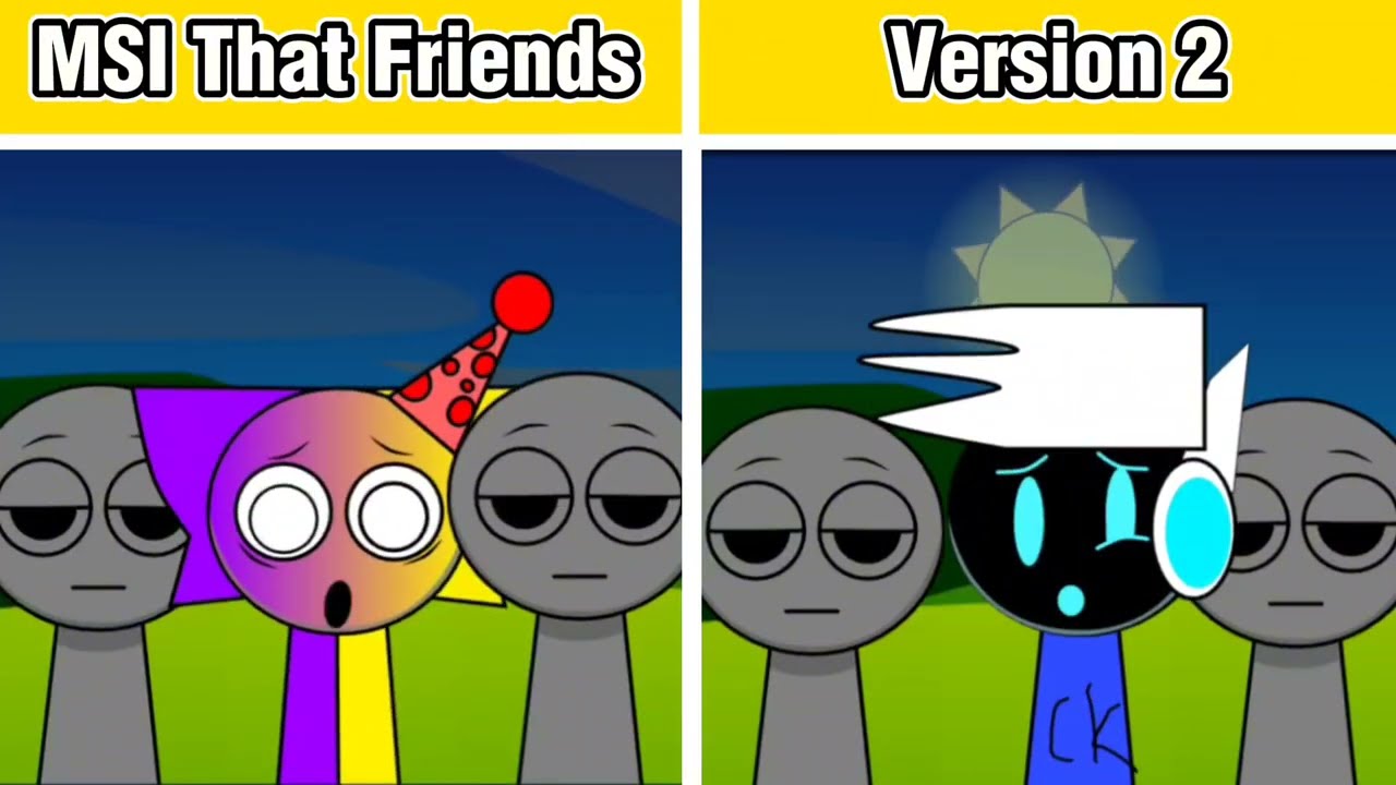 Incredibox Sprunki MSI But That Friends vs Version 2 | Complication Remix