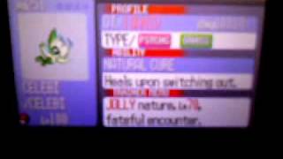 Legit 10th Anniversary Celebi on Pokemon Ruby