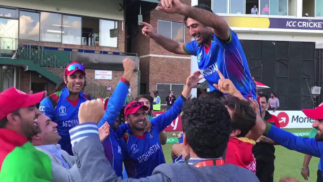 Afghanistan celebrates ICC Cricket World Cup Qualification