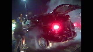 Idiots in Cars (doing donuts)