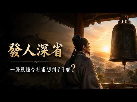 一聲晨鐘，杜甫突然明白了什麼？「發人深省」背後的千年故事。#成語典故 #杜甫 #發人深省 #奉天寺