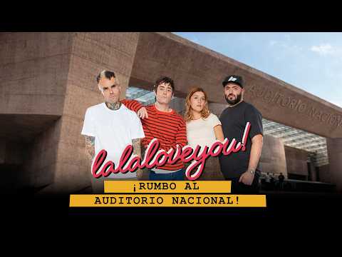 LA LA LOVE YOU! ON OUR WAY TO THE NATIONAL AUDITORIUM! ❤️🎶🎤