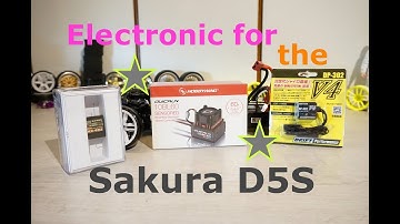 3Racing Sakura D5 Ver. 2 --  Electronics install ....