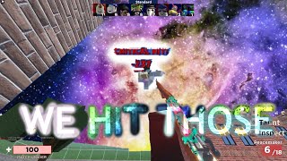 WE HIT THOSE! Trick Shot Montage | Arsenal Roblox