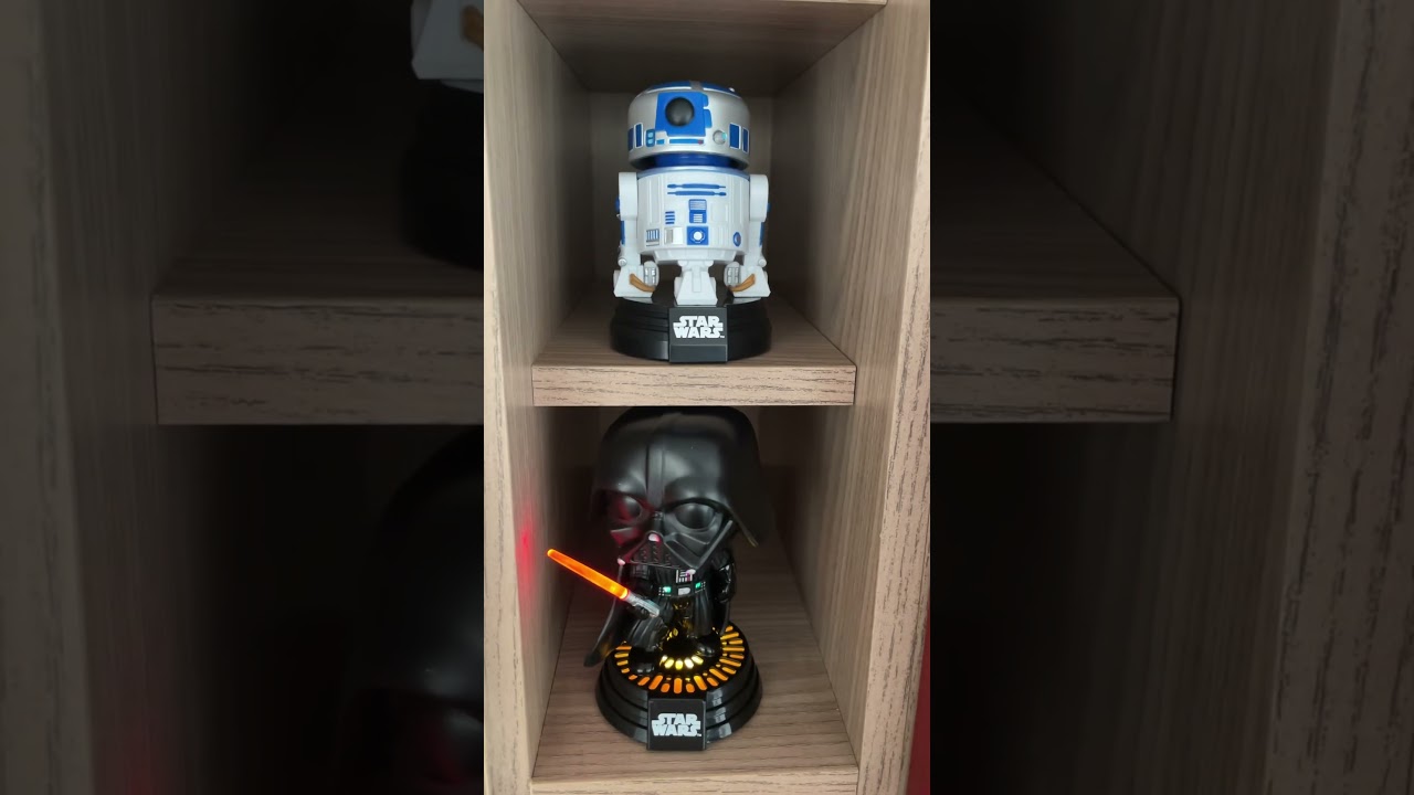 Funko Pop! Star Wars Lights & Sound - R2-D2 e Darth Vader 