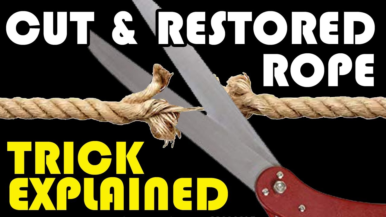 CUT & RESTORED ROPE 25FT LENGTH TRICK MAGIC ROPE CUT INTO 2 PIECES THEN RESTORED 